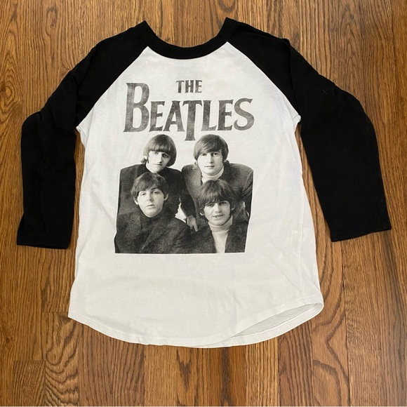 The Beatles Tops - The Beatles 3/4 Sleeve T-Shirt
